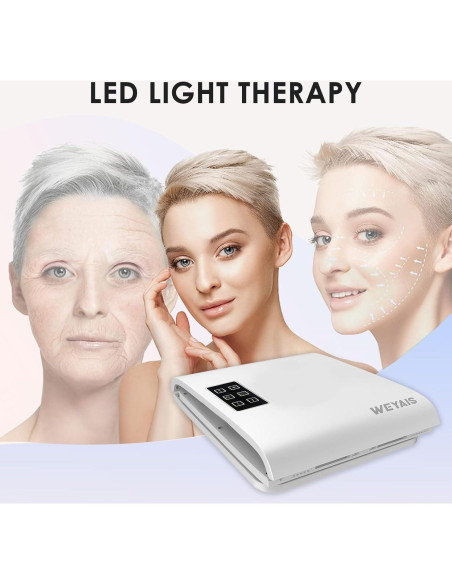Máscara Facial de Terapia LED 7 Colores Weyais - Cuidado de Piel