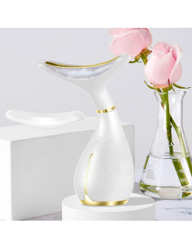 Masajeador Facial Ms.W Luz Roja y Vibración para Piel