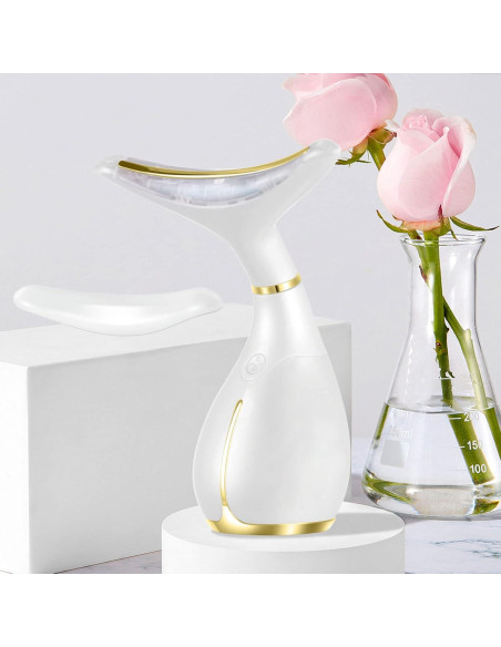 Masajeador Facial Ms.W Luz Roja y Vibración para Piel