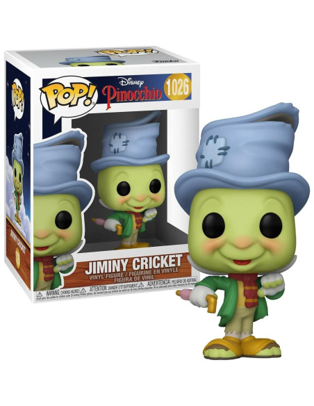 Figura de Vinilo Pop! Grillo Jiminy Funko 9,53 cm Disney