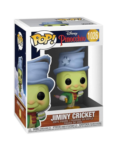 Figura de Vinilo Pop! Grillo Jiminy Funko 9,53 cm Disney