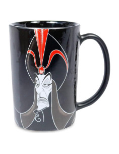 Taza Jafar Disney 12 oz Cerámica Negra Aladino