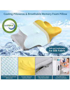 Almohada Cervical Ergonómica Bespillow Espuma Viscoelástica 2