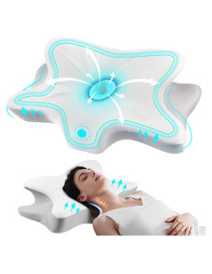 Almohada Cervical Ergonomica SurSynch 60x38 cm Espuma Viscoelástica