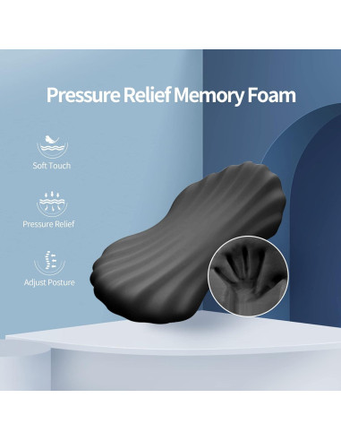 Almohada Lumbar Ajustable RESTCLOUD Espuma Viscoelástica 60 cm