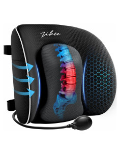 Almohada Lumbar Ajustable ZIKEE con Espuma Viscoelástica