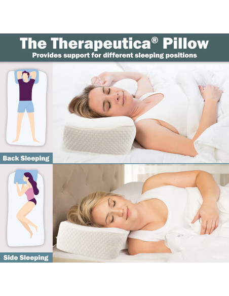 Almohada Ortopédica Therapeutica Promedio para Dolor de Cuello