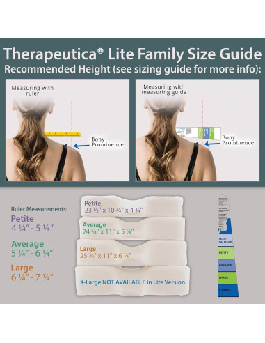 Almohada Ortopédica Therapeutica Promedio para Dolor de Cuello