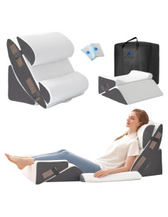 Juego de 6 almohadas en cuña Ahpmeoa para recuperación