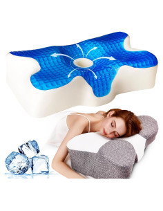 Almohada Cervical EUCIOR Gel Refrigerante 60x40x17.8 cm