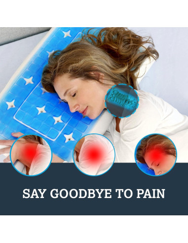 Almohada de Gel Refrigerante Technogel Mediana 66x40 cm