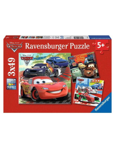 Rompecabezas Ravensburger Disney Cars 3 x 49 Piezas 272g