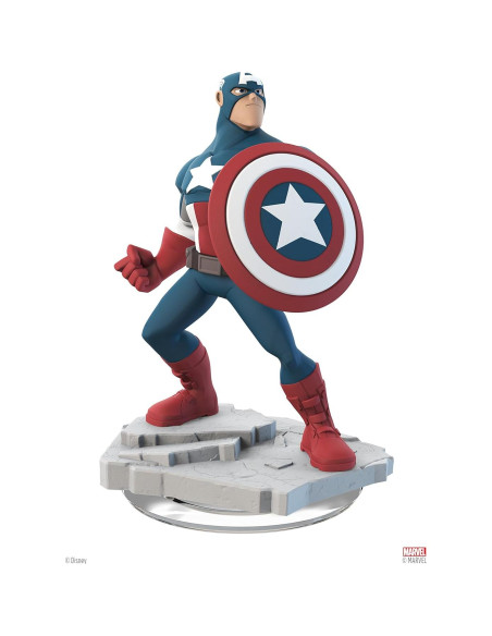 Figura Capitán América Disney Infinity 2.0 Marvel 4.73 cm