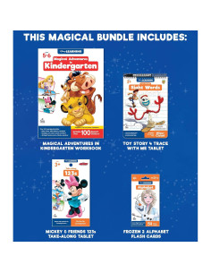 Kit de Aprendizaje Mágico Disney Learning 4 Productos 3+ 2