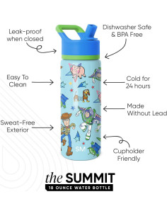 Botella de Agua Aislante Simple Modern 532ml Disney Buzz Woody 2