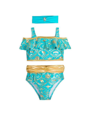 Traje de Baño Deluxe Disney Jasmine 2T Multicolor