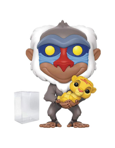 Figura Funko Pop Rafiki con Simba El Rey León 9,53 cm