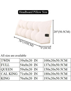 Almohada Triangular King SAMTY con Funda Desmontable Azul 2