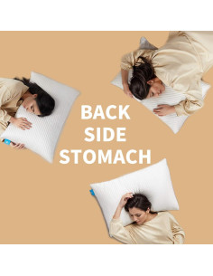 Juego de 2 almohadas Queen Olaftin espuma viscoelástica refrigerante 2