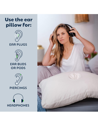 Almohada Ajustable PureComfort con Agujero para Oreja 76 cm