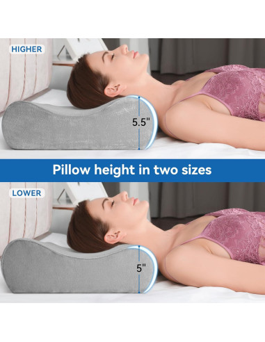 Almohada Contour AM AEROMAX King Espuma Memoria 81x41cm