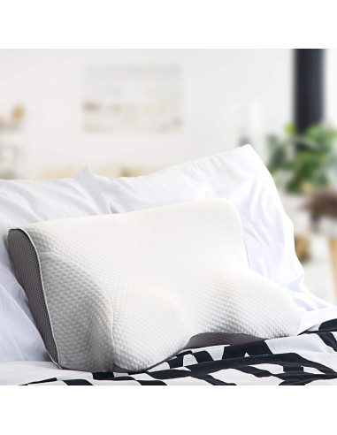 Almohada Cervical Ergonómica CushionCare Espuma Viscoelástica
