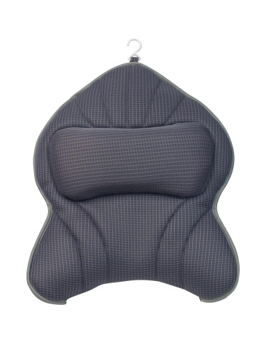 Almohada de Baño Poemland Grande Ergonomica Gris 48x38 cm