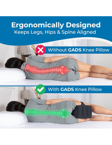 Almohada Inflable Gads para Rodilla y Espalda - Alivio Dolor