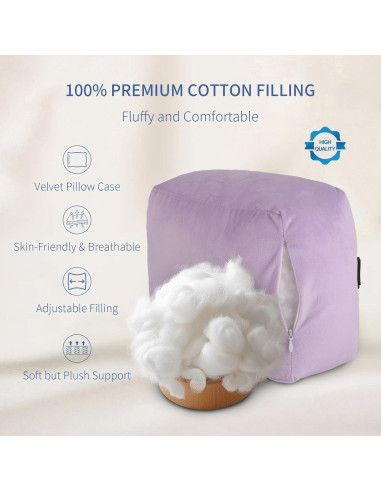 Almohada para Rodillas Okmaba - Soporte Ergonómico Púrpura