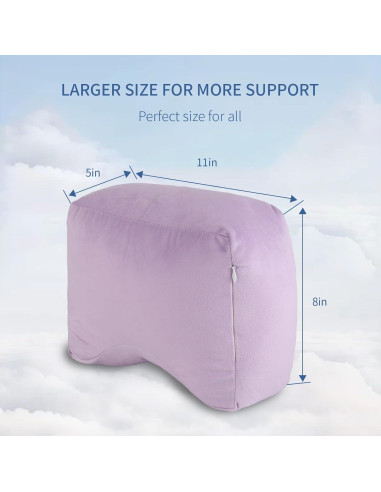 Almohada para Rodillas Okmaba - Soporte Ergonómico Púrpura