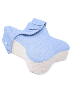 Almohada ortopédica para rodilla Lumia Wellness - Azul