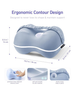 Almohada para Rodillas Forcanby P5090 Espuma Viscoelástica 2