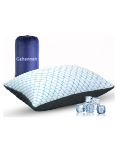 Almohada de Camping Gehannah Grande Espuma de Memoria Gris