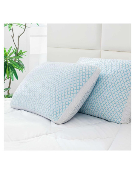 Juego de 2 almohadas viscoelásticas Aveallore tamaño Queen