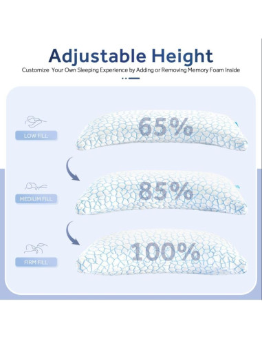 Almohada Lateral Refrigerante QUTOOL Reina Ajustable