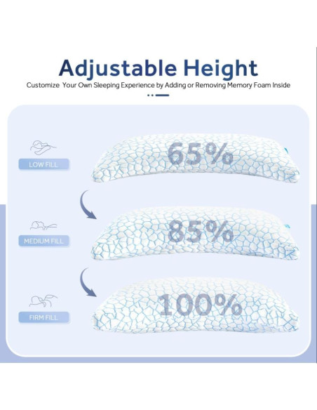 Almohada Lateral Refrigerante QUTOOL Reina Ajustable