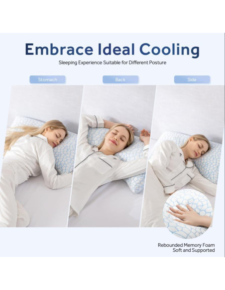 Almohada Lateral Refrigerante QUTOOL Reina Ajustable