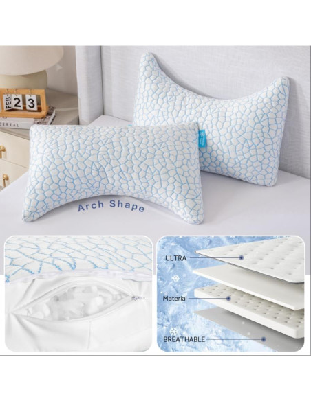 Almohada Lateral Refrigerante QUTOOL Reina Ajustable