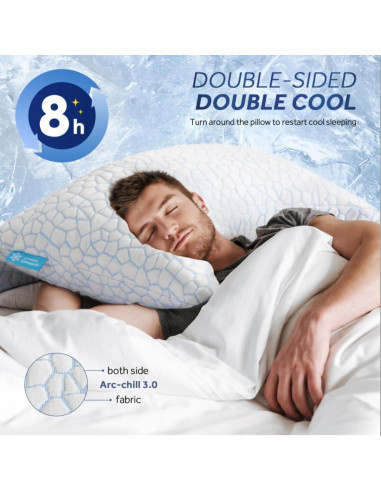 Almohada Lateral Refrigerante QUTOOL Reina Ajustable