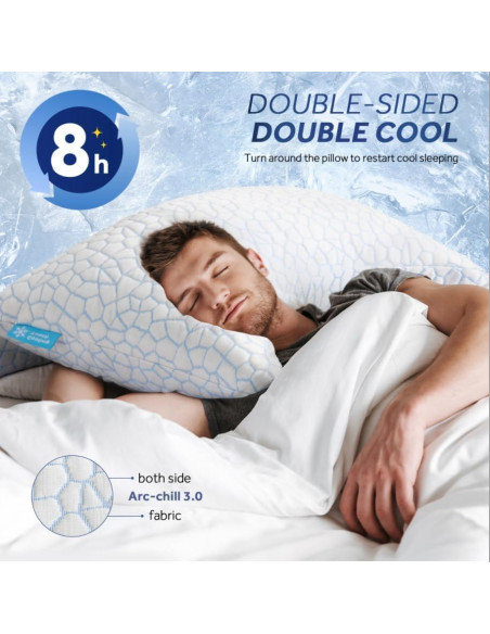 Almohada Lateral Refrigerante QUTOOL Reina Ajustable
