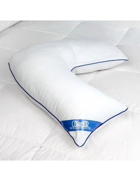 Almohada Contorno en Forma de L para Dormir Lado 1 Cuenta Almohada Contorno en Forma de L para Dormir Lado 1 Cuenta