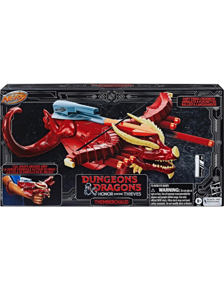 Ballesta Nerf Dungeons & Dragons Themberchaud con 6 Dardos