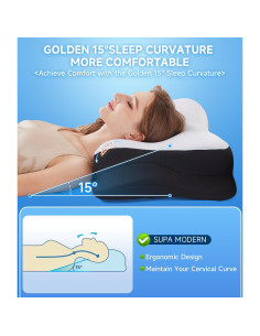 Almohada Cervical Enfriadora SUPA MODERN Reina Espuma Memoria 2