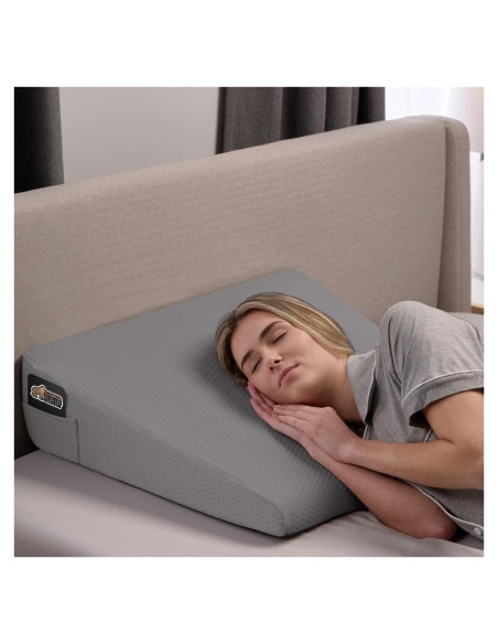 Almohada Cuña Ergonómica Gorilla Grip 61x19cm Gris