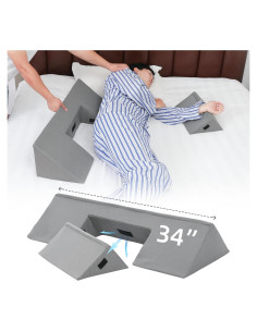 Almohada en Cuña TYYIHUA 86 cm para Dormir de Lado