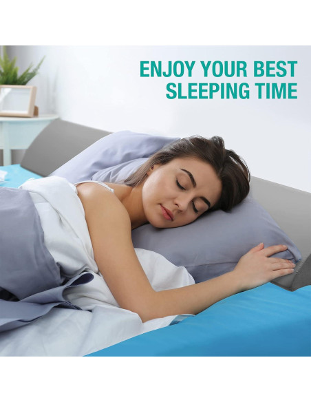 Almohada Cuña Vekkia Reina 60x25x15 cm Gris con Bolsillos