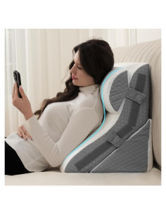 Cojín en cuña Flyxunfri 3PCS ajustable espuma viscoelástica