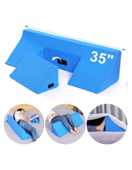 Almohada de Cuña Lateral Fanwer 88,9 cm Espuma Viscoelástica