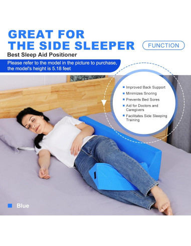 Almohada de Cuña Lateral Fanwer 88,9 cm Espuma Viscoelástica