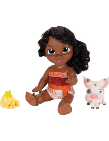 Muñeca Disney Moana 2 Simea con Pua 27,94 cm - Set de Juego